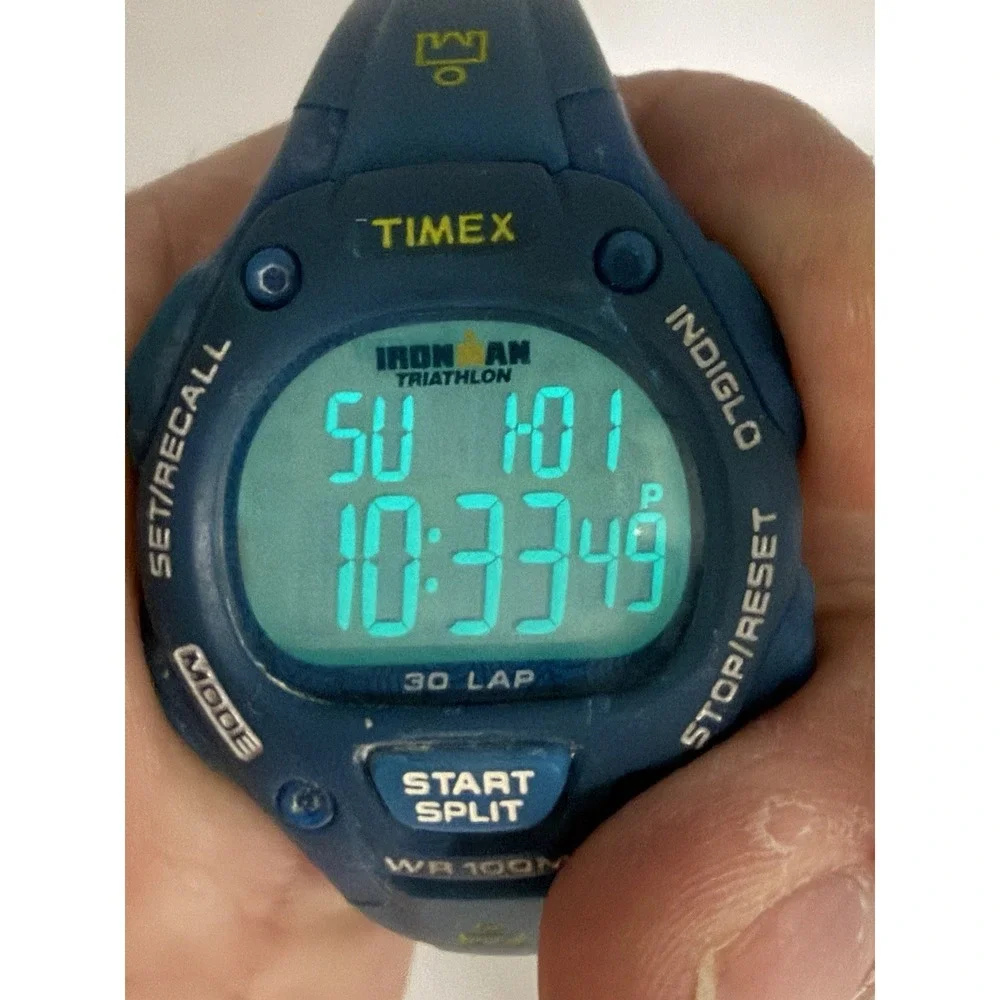 Timex 171 New Battery Ladies Watch Ironman Triathlon Indiglo 33MM 7.5